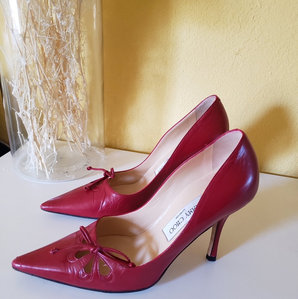 Jimmy Choo Red Pumps Heels